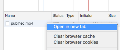 Open in new tab on Chrome