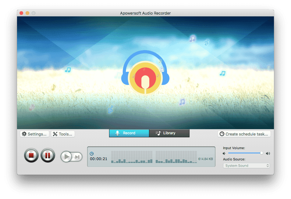 starting capture YouTube audio with free online audio recorder