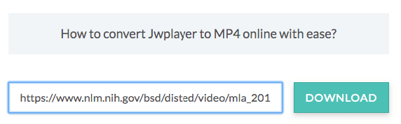 online JW Player videos downloader