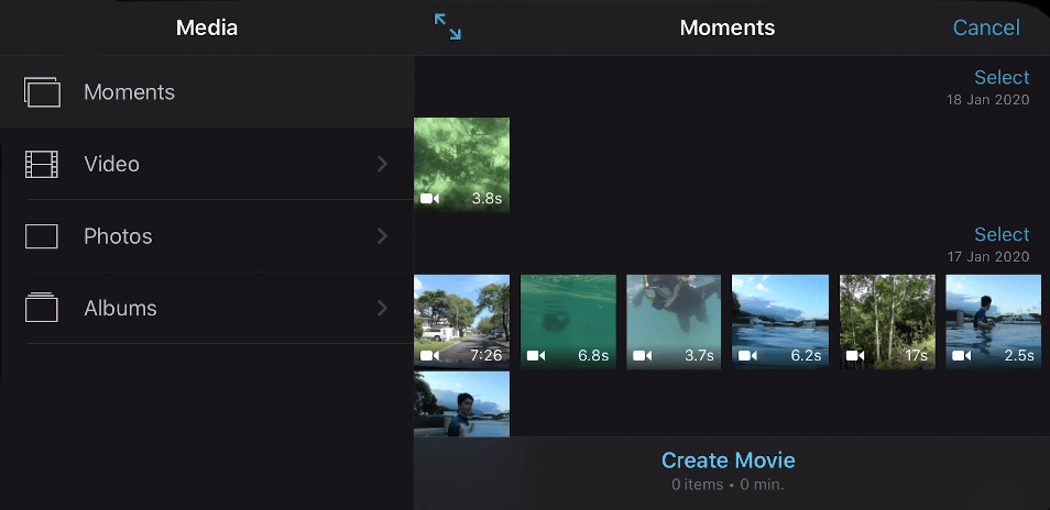 putting a youtube video in imovie