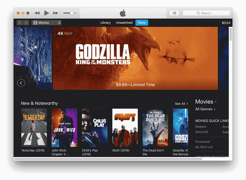 download movies form iTunes
