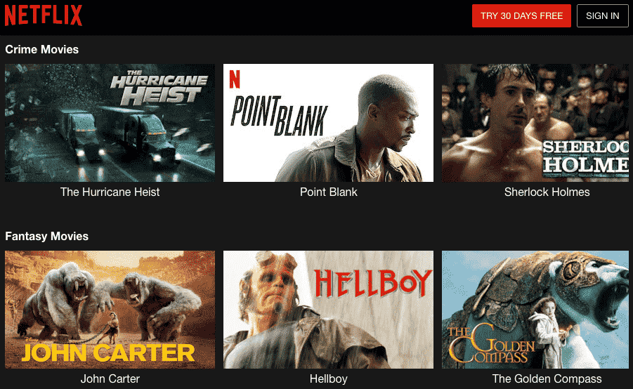 download movies form Netflix