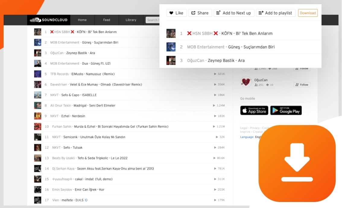 download SoundCloud to MP3 in Chrome