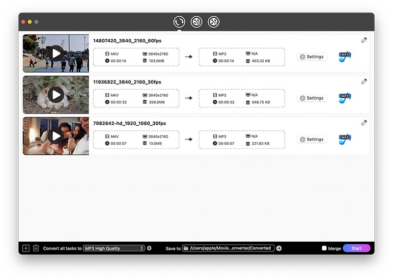 convert video and audio using ifunia video converter for mac