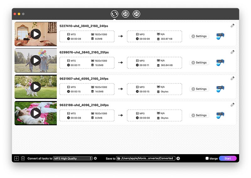convert video and audio using ifunia video converter for mac