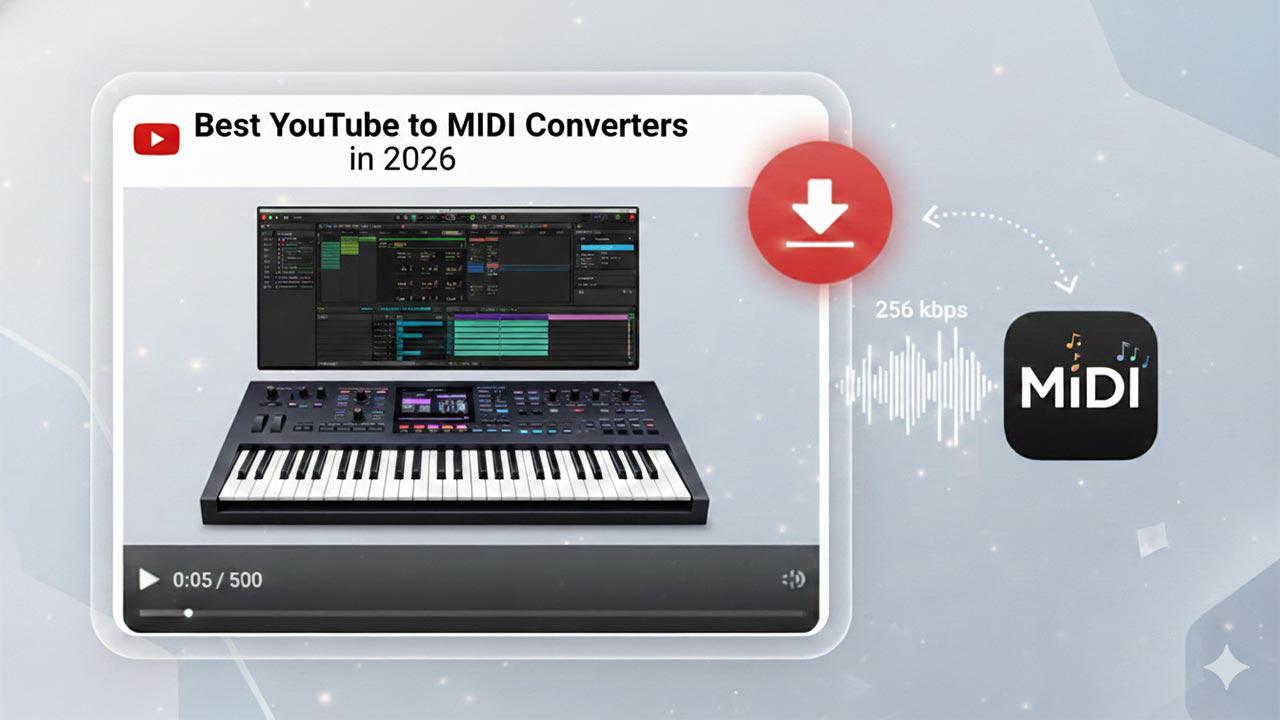 Best YouTube to MIDI Converters in 2026 (Free, AI & Online Tools)